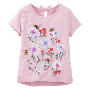 Toddler Girl OshKosh B'gosh® Metallic Embroidered Graphic Tee