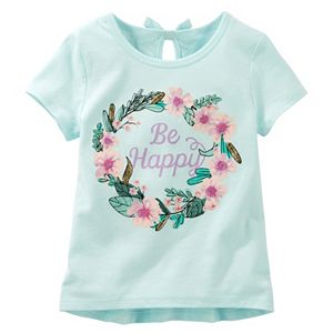 Toddler Girl OshKosh B'gosh® Metallic Embroidered Graphic Tee