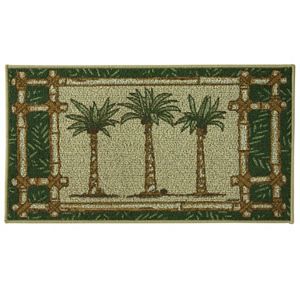 Bacova Classic Berber Oasis Palms Rug - 1'10'' x 3'4''