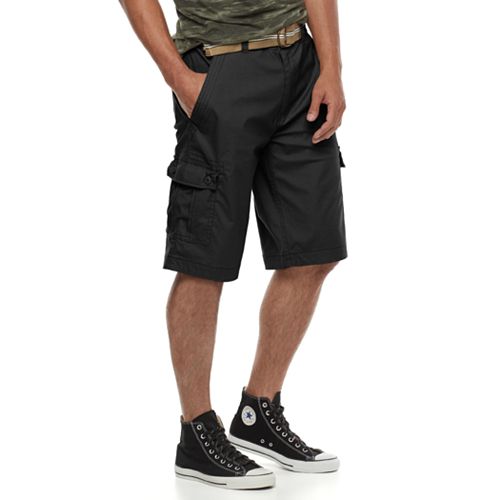 Men's Wear First Belted Cargo Shorts