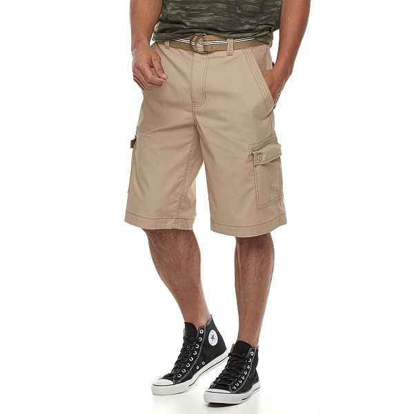 Men's Wear First Belted Cargo Shorts