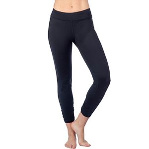 Women's PL Movement by Pink Lotus Solid Workout Capri Leggings