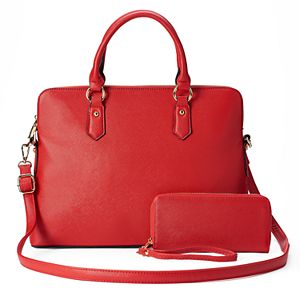 Deluxity Avery Satchel with Wallet