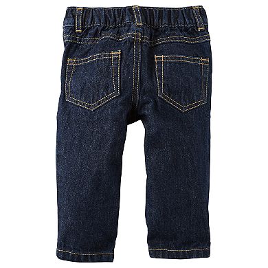 Baby Boy Carter's Plaid Shirt, Bow Tie & Skinny Jeans Set