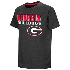 Boys 8-20 Campus Heritage Georgia Bulldogs Heathered Tee