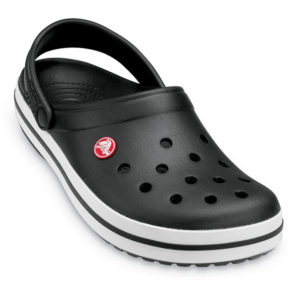 Black and white striped crocs new arrivals