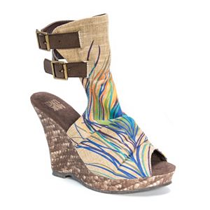MUK LUKS Sage Women's Espadrille Wedge Sandals