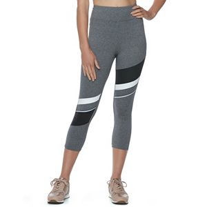 Juniors' SO® Striped Yoga Capris