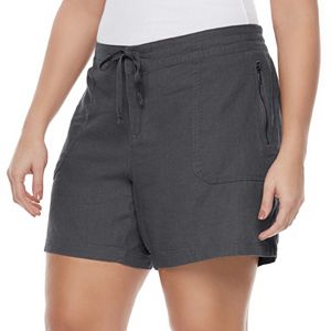 Juniors' Plus Size Unionbay Sybil Soft Shorts