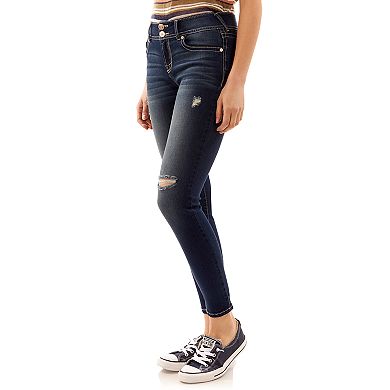 Juniors' WallFlower Ripped Ultra Skinny Jeans
