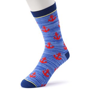 Men's Patterned Crew Socks