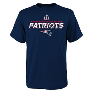 Boys 8-20 New England Patriots Super Bowl LI Champions Marching Band Tee