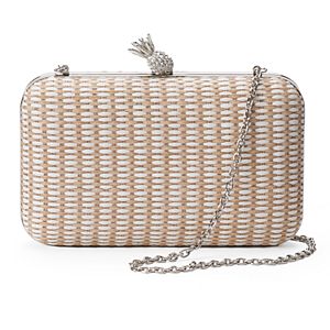 Lenore by La Regale Pineapple Minaudiere Clutch