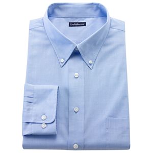 Big & Tall Croft & Barrow® Solid Easy-Care Button-Down Collar Dress Shirt