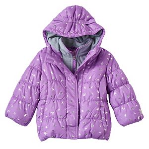 Toddler Girl ZeroXposur Heavyweight Fleece-Lined Foil Crown Jacket