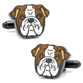 English Bulldog Cuff Links