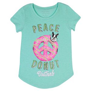 Girls 7-16 Harper & Elliott Rounded-Hem Graphic Tee