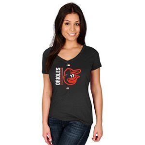 Women's Majestic Baltimore Orioles AC Team Icon Tee