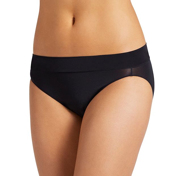  Jockey Women's Underwear No Panty Line Promise Tactel Thong,  Black, 5 : Clothing, Shoes & Jewelry