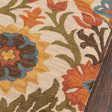 Momeni Tangier Adabella Floral Wool Rug