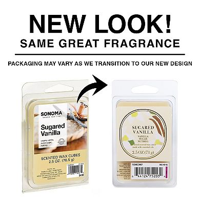 Sonoma Goods For Life Sugared Vanilla Wax Melt 6-piece Set