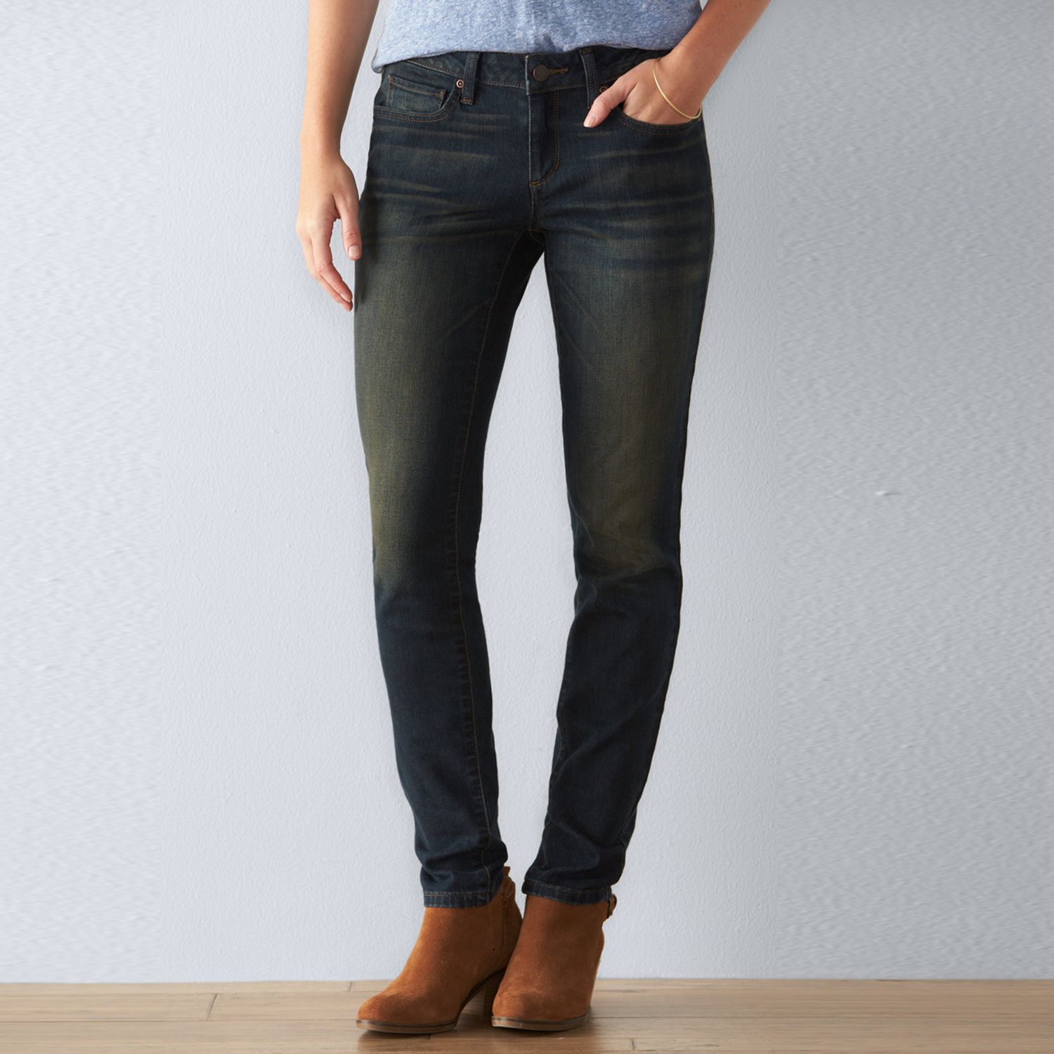 kohls sonoma super soft skinny jeans