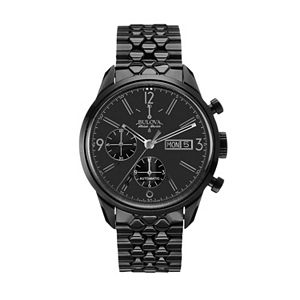 Bulova Men's Accu Swiss Ion-Plated Stainless Steel Automatic Watch - 65C115