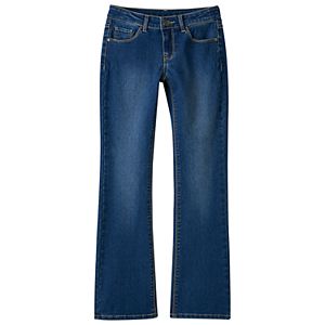 Girls 7-16 SO® Perfectly Soft Embroidered Denim Bootcut Jeans