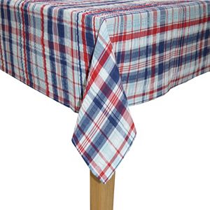 Celebrate Americana Together Seersucker Plaid Tablecloth
