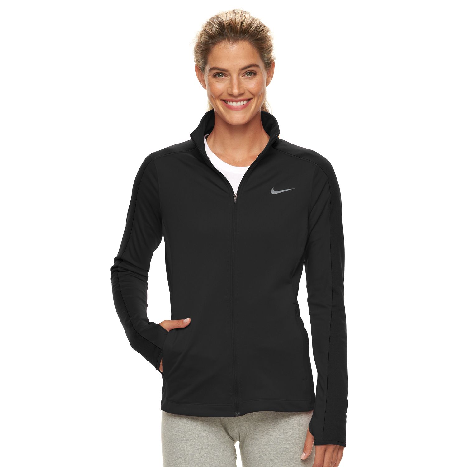 nike fitted women's jacket
