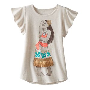 Disney's Moana Girls 4-7 Fringe Flutter Tee by Jumping Beans®