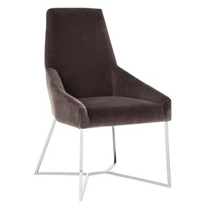 Safavieh Couture High-Back Velvet Accent Chair