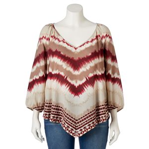 Juniors' Plus Size HeartSoul Scarf Tunic