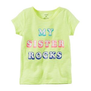 Baby Girl Carter's Sister Slubbed Tee