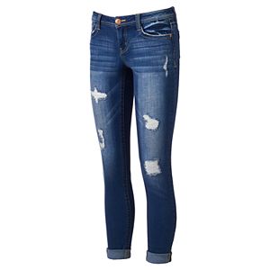 Juniors' Almost Famous Ripped Skinny Jeans