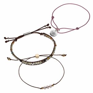 love this life Amazonite & Flower Bead Multi Strand Bracelet