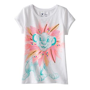 Disney's The Lion King Girls 4-7 Simba Sequin Tee by Jumping Beans®