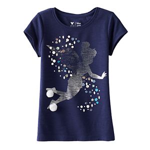 Disney's Peter Pan Girls 4-7 Tinkerbell Sequin Tee by Jumping Beans®