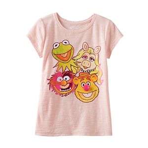 Disney's The Muppets Girls 4-7 Slubbed Rhinestone Tee by Jumping Beans®