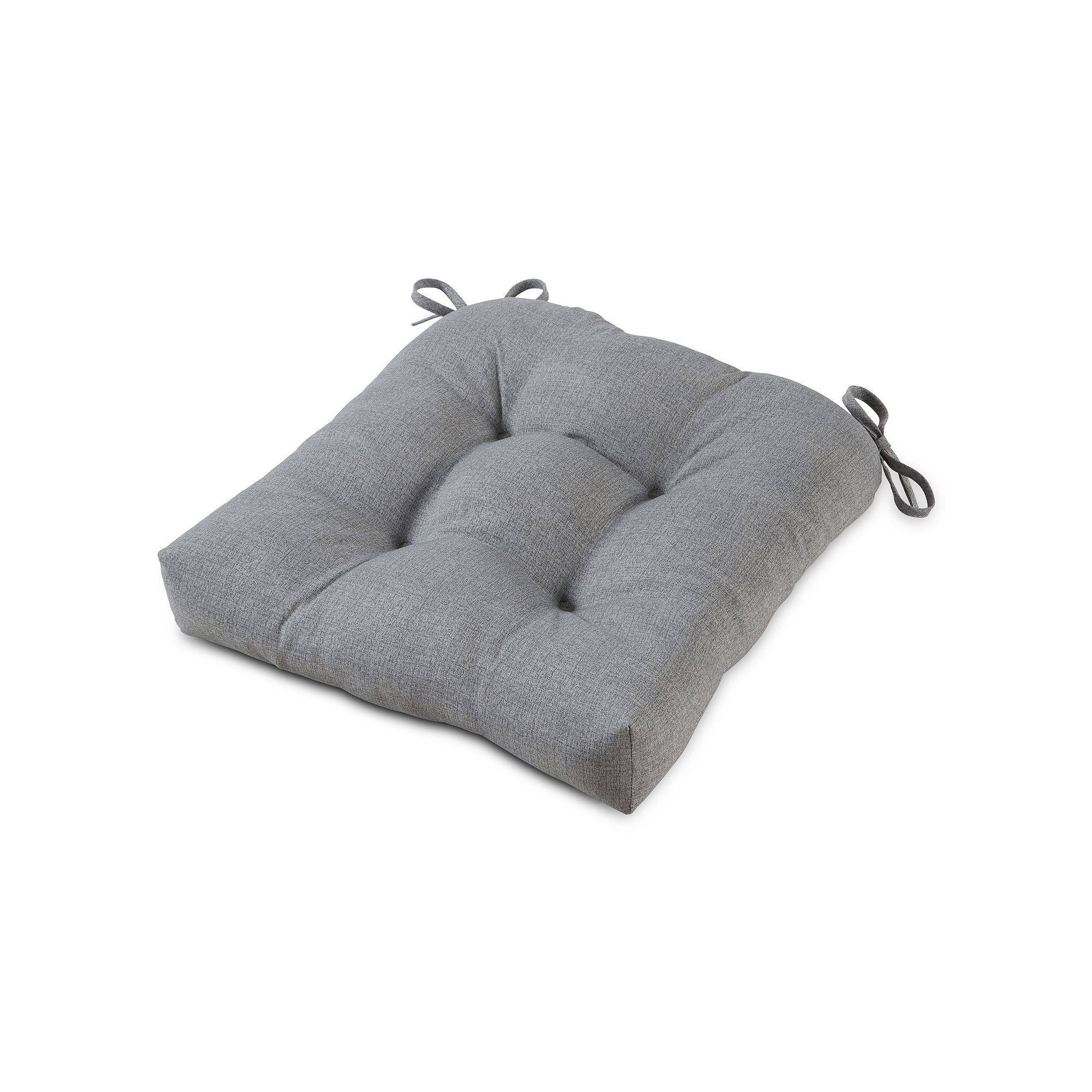 Greendale Home Fashions Polyester 20-in. Outdoor Chair Cushion, Grey