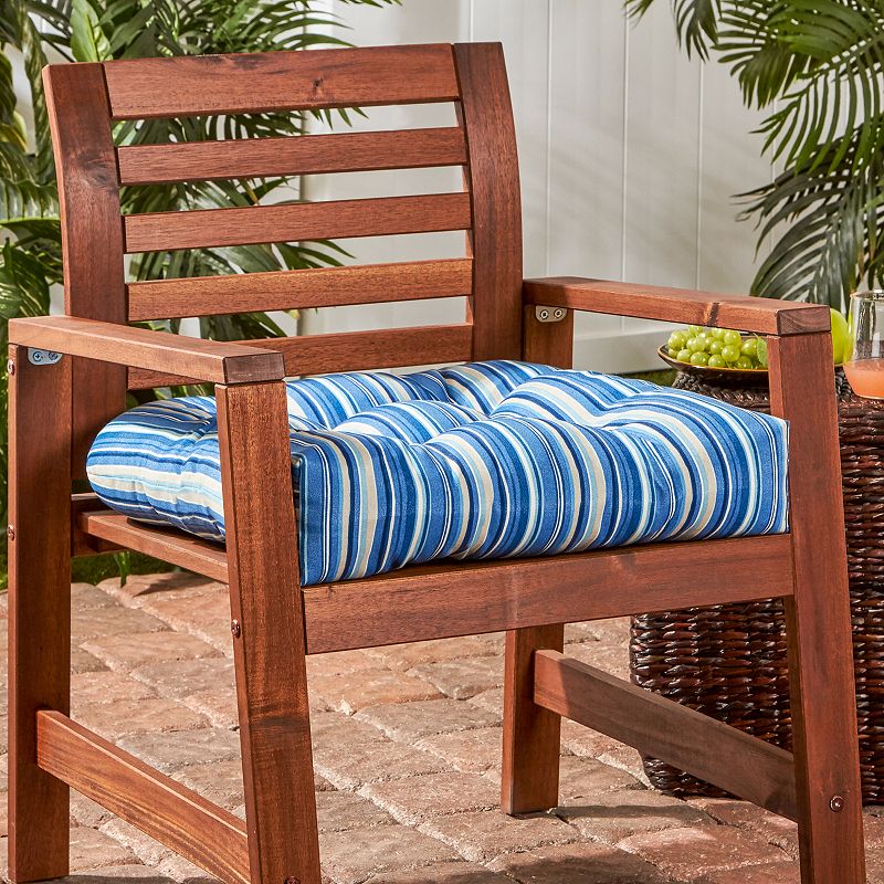 Greendale Home Fashions 20-in. Outdoor Chair Cushion, Blue