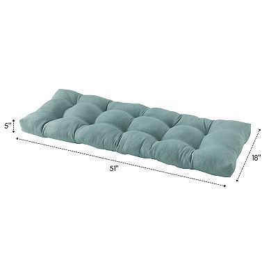 Greendale Home Fashions 51-in. Outdoor Bench Cushion
