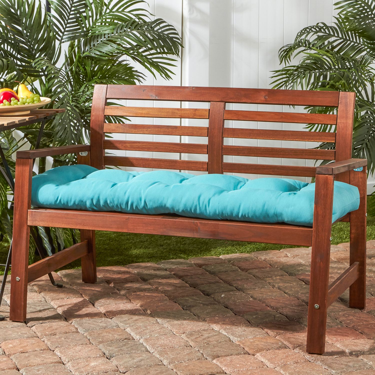 Greendale Home Fashions 51 In Outdoor Bench Cushion