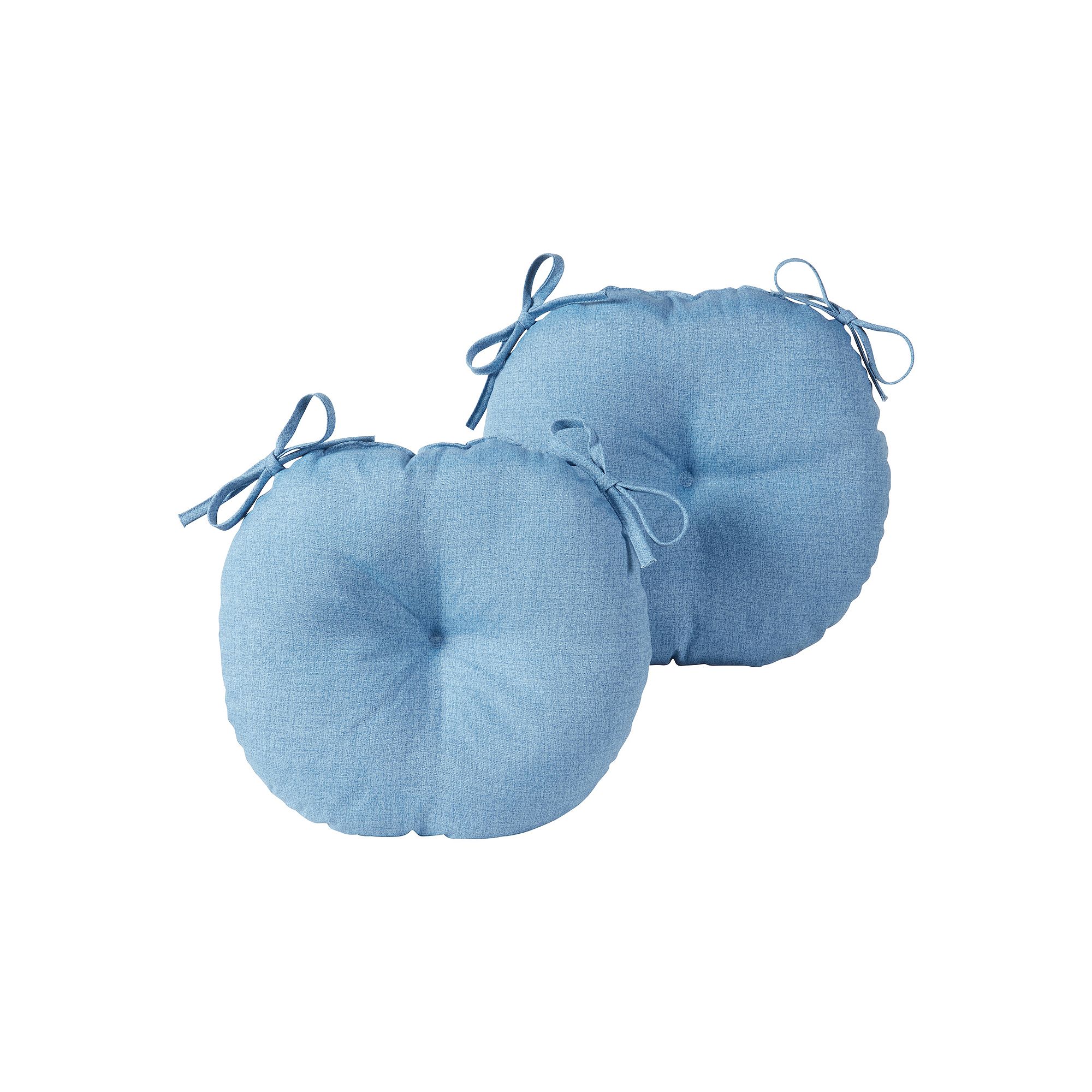Greendale Home Fashions 2-pack 15-in. Round Outdoor Bistro Chair Cushion, B
