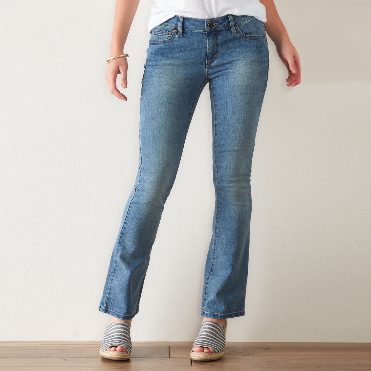 sonoma slim bootcut jeans