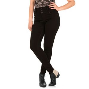 Juniors' Wallflower Sassy Push Up Push In Skinny Jeans