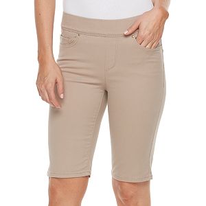 Women's Croft & Barrow® Pull-On Bermuda Shorts