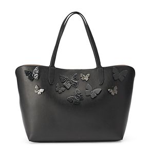 Mondani Kimona Butterfly Applique Double Shoulder Bag
