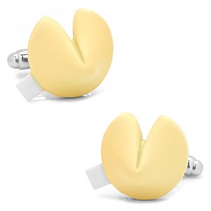3D Fortune Cookie Cuff Links