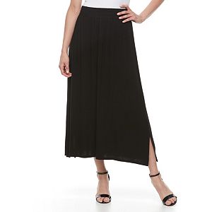 Petite Dana Buchman Midi Skirt